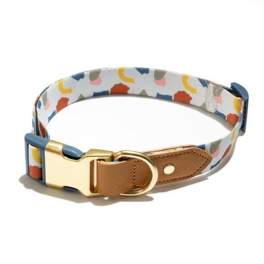 Abstract Shapes Adjustable Dog Collar