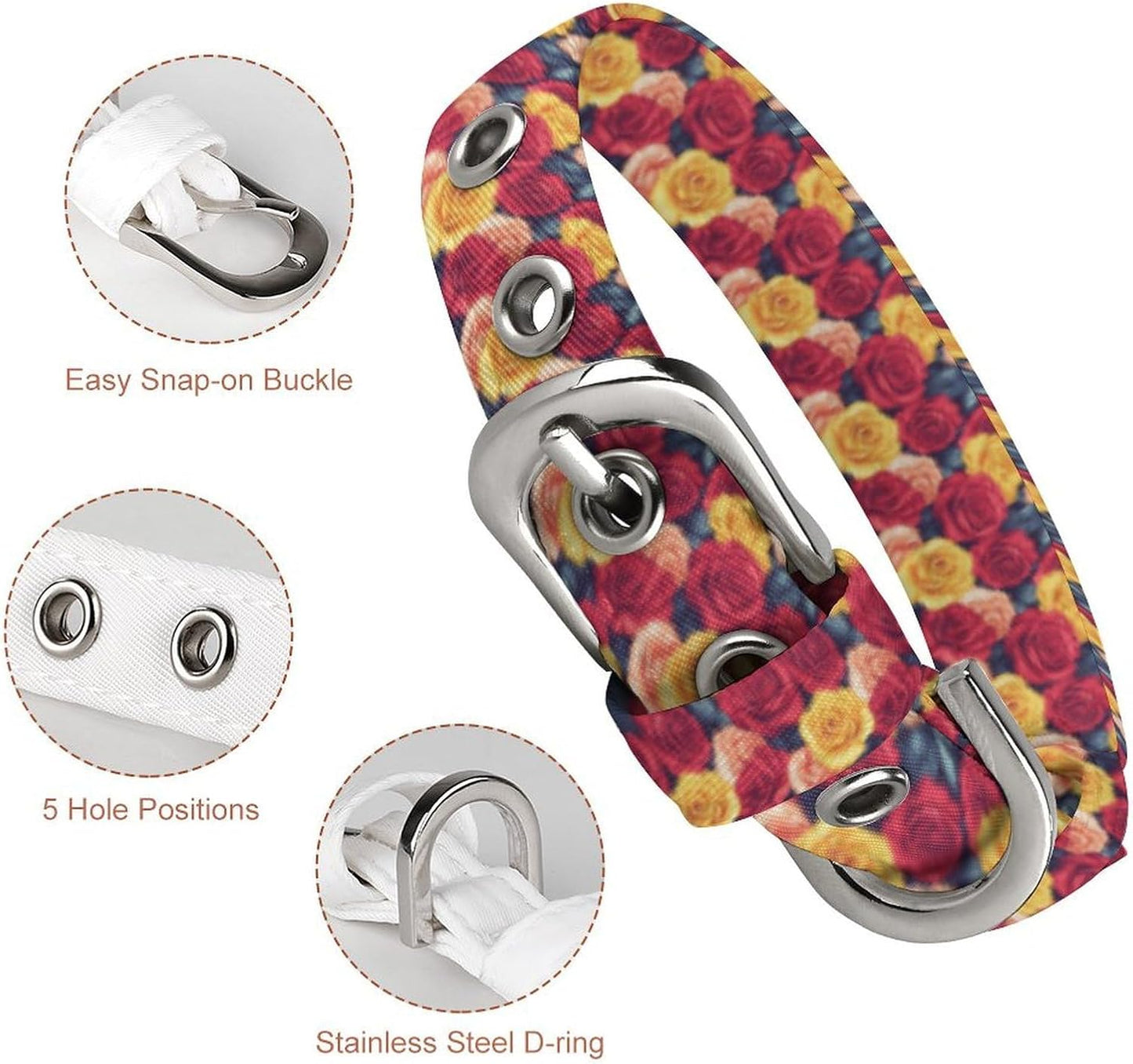 Adjustable Pet Collar with Buckle